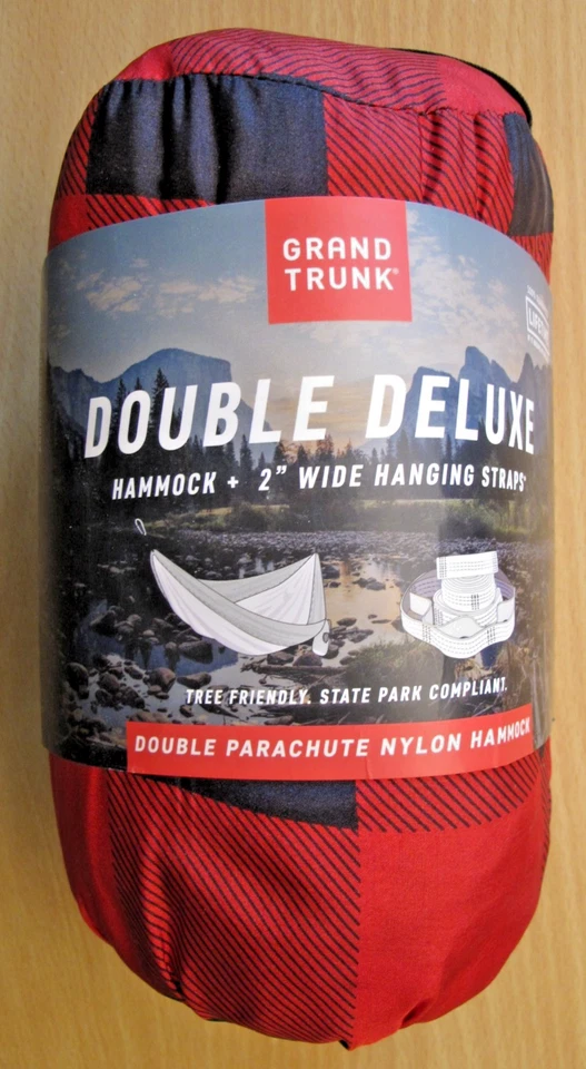 Grand Trunk Double Deluxe Parachute Nylon Hammock for Camping - Heritage - Image 1 of 3
