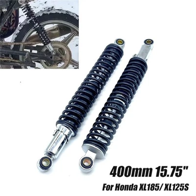 Suspensión Amortiguador Aire Trasero Moto 400mm/15.74" Para Honda XL125S XL185 Foto 1 de 4