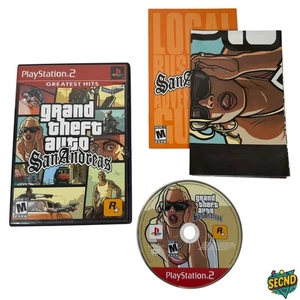 Grand Theft Auto San Andreas PlayStation 2 PS2 Greatest Hits Complete - Picture 1 of 9