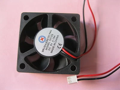 2 pcs Brushless DC Cooling Fan 5V 5015S 7 Blade 2 Wire 50x50x15mm Sleeve Bearing - Image 1 of 4