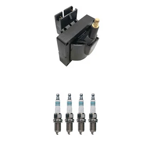 Hitachi Ignition Coil & 4 Denso Iridium Spark Plugs Kit For Probe 2.0 L4 - Picture 1 of 1