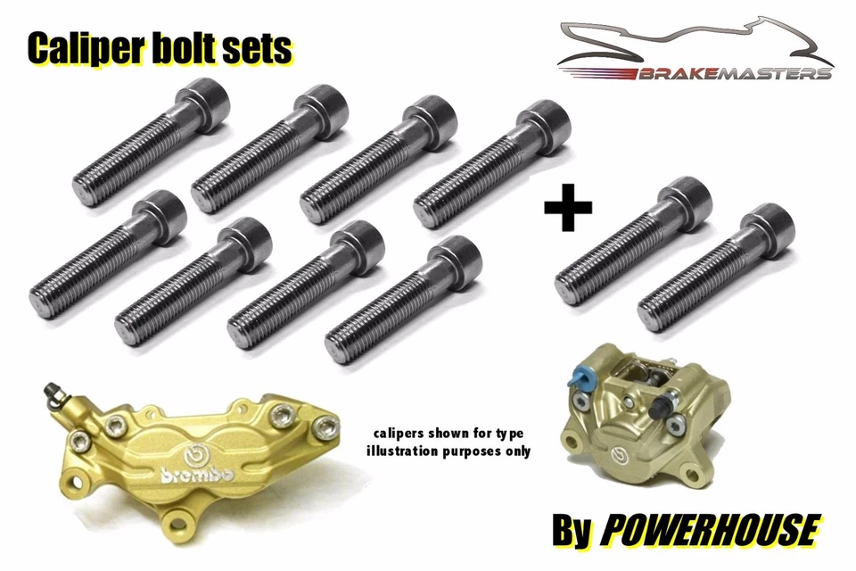 Aprilia Stainless joint bolts set Brembo Goldline front & rear brake calipers - Image 1 of 1