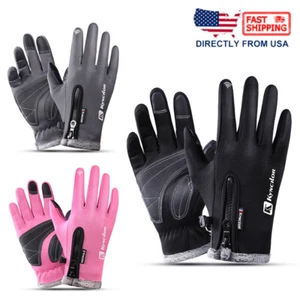 -10℃ Waterproof Winter Warm Ski Gloves Thermal Touch Screen Motorcycle Snow Men - Picture 1 of 17
