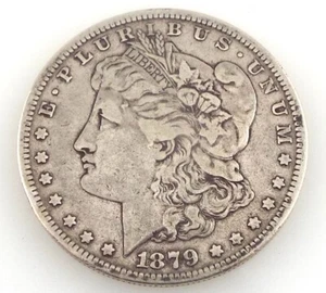 1879 - Plata Morgan - Moneda de un dólar de 1 dólar de Estados Unidos ~ #6192 - Imagen 1 de 3