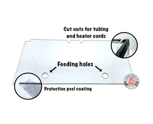 Tapa de acuario de policarbonato de 10 galones Lifewithpets. Compatible con tanque Aqueon. - Imagen 1 de 2