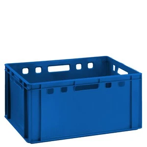 Fleischkiste E3 blau Lagerkiste 60x40x30 Eurobox lebensmittelecht Stapelkiste  - Bild 1 von 5