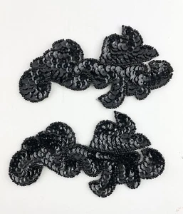Sequin Patch Beaded Clothing Decoration Epaulette Crafts - Picture 1 of 3