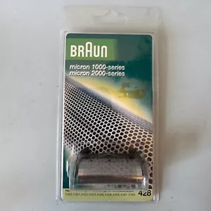 Afeitadora eléctrica BRAUN 428 Foil Micron serie 1000/2000 5420 5421 5422 5423 5426 - Imagen 1 de 4