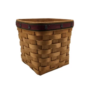 Longaberger 2006 Christmas Trees Basket Hand Woven Handmade in USA - Picture 1 of 6