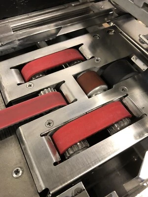 Y100550 ,Y184053 Pitney Bowes / Bluecrest , Replace 30K HiCap Red Feeding Belts. - Image 1 of 2