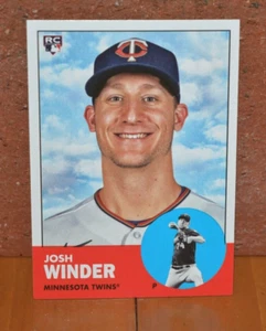 NICE PICTURE TOPPS RETRO STYLE BASEBALL CARD MINNESOTA TWINS JOSH WINDER ROOKIE - Picture 1 of 2