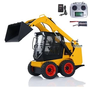 SM450 1:14 hydraulischer Fernbedienung Skid-Steer-Lader Modell Licht Sound - Picture 1 of 16