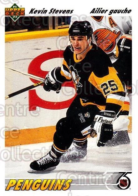 1991-92 Upper Deck French #154 Kevin Stevens - Image 1 of 1