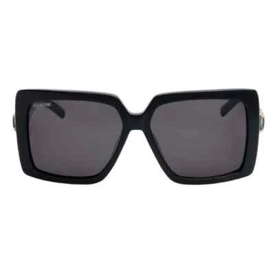 Gafas de sol Swarovski SK351 01A negras de gran tamaño marco de plástico 56-14-140 Foto 1 de 3