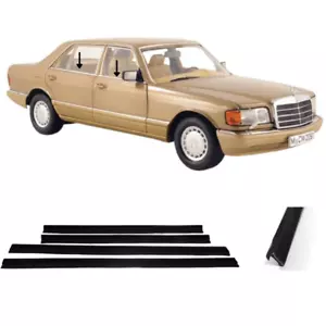 W126 S SE SEL Abdichtschienen Türfenster außen Set Neu - Bild 1 von 5