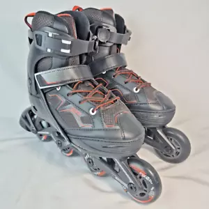 Oxelo Inline Skates Junior Size 3 Decathlon Adjustable Rollerblades Fit 3 Rubber - Picture 1 of 17