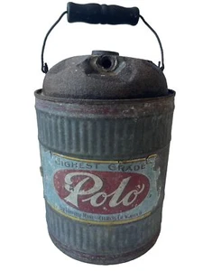 Vintage Winfield Manufacturing Co. "Highest Grade POLO" 1 Gallon Kerosene Can - Picture 1 of 11