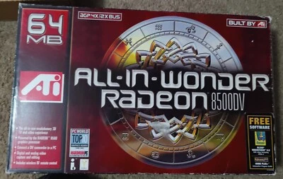 ATI All in Wonder Radeon 8500 DV 64MB Breakout Cables Remote Read Desc No Card  - Image 1 of 4