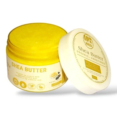 HUKED SHEA BUTTER Handmade Organic Shea Butter 120g - Unrefined 100% Pure and Natural