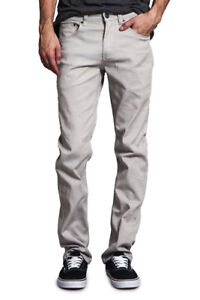 Victorious Men's Slim Fit Colored Denim Jeans Stretch Pants    GS21 - FREE SHIP