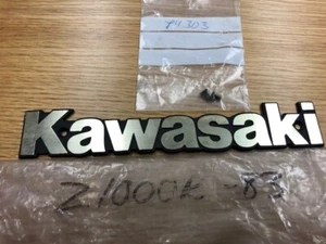 KAWASAKI Z1000R 1983 GEBRAUCHT TANKEMBLEM MIT SCHRAUBEN - Bild 1 von 1
