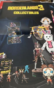Gamestop Borderlands 3 Collectibles Promo display posters 60+ Foldable Poster - Picture 1 of 4