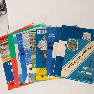 TOTTENHAM HOTSPUR FOOTBALL CLUB Job Lot 12 Vintage Programmes (07) - Picture 1 of 8
