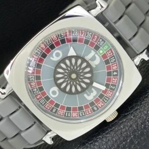 SWISS HAND-WINDING ART DECO MENS REFURBISHED GREY COLOR DIAL WATCH a432111-a - Picture 1 of 9