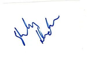 Shirley Henderson Played Moaning Myrtle in Harry Potter Signed White Card - Picture 1 of 1