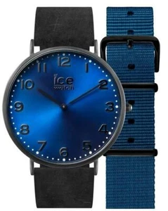 Ice Watch CHL.A.DUR.36.N.15 Ice City Durham Leather Strap Blue Dial Analog Watch - Picture 1 of 2