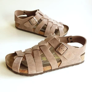 PAPILLIO by BIRKENSTOCK Fisherman Leather Sandals PHOENIX brown US10 EU41 UK7,5 - Bild 1 von 18