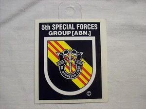 U. S. Army 5th Special Forces Group (Airborne) Self-Adhesive Decal - Picture 1 of 2
