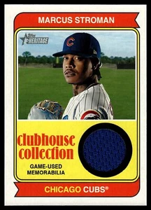 2023 Topps Heritage High Number Marcus Stroman Clubhouse Collection Relic A - Bild 1 von 2
