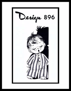 Sleepy BOY SOCK Doll Sewing Pattern Design Mail Order 896 Stuffed TOY Muneca - Picture 1 of 4