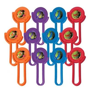 Teenage Mutant Ninja Turtles Party Favours Disc Launchers Toys (pack of 12) - Picture 1 of 1