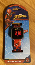 Marvel Spider-Man Kid's LED Watch Cool Spider-Man Band “Awesome “
