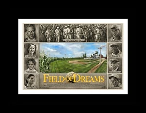 CHICAGO BLACK SOX SHOELESS JOE JACKSON "FIELD OF DREAMS" MATTED MOVIE PHOTO #2 - Picture 1 of 1