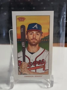 2020 Topps 206 Dansby Swanson Atlanta Braves T206 Mini - Picture 1 of 2