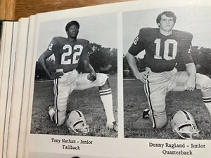 1974 Woodlawn High School Jahrbuch - Tony Nathan - Junior - Miami Dolphins - Bild 1 von 15