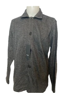 NWT Men's Matinique MAjules Collar Long Sleeve Shirt Dark Gray Melange XL - Picture 1 of 4