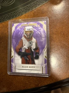 STAR WARS 2018 TOPPS MASTERWORK PURPLE PARALLEL SSP /50 ELLO ASTY Rare Mint - Bild 1 von 4