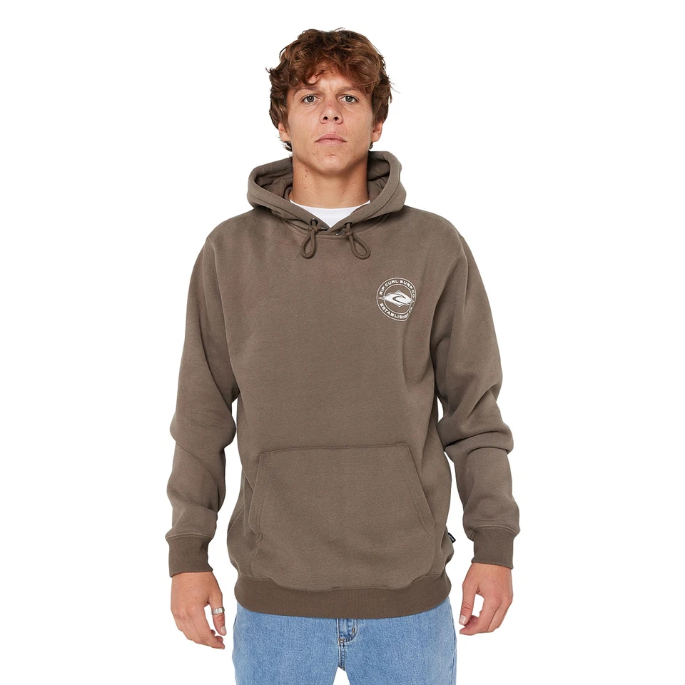 Rip Curl Mens Staple Back Print Logo Hoodie - Image 1 of 1