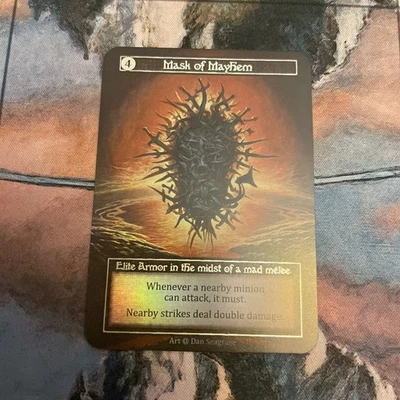 Sorcery: Contested Realm Elite Foil Mask of Mayhem Alpha - Image 1 of 4