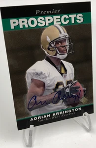 ADRIAN ARRINGTON AUTO Card 2008 Upper Deck SP ROOKIE EDITION  MICHIGAN SAINTS - Picture 1 of 6