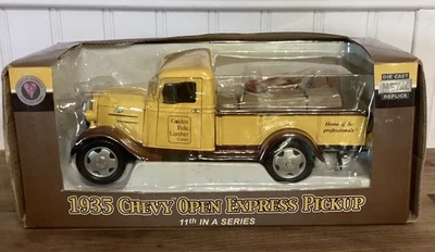 Crown Premiums 1935 Chevy Open Express Pickup - Golden Rule in orig box - Image 1 of 4