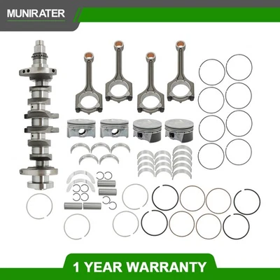 Fit For 2014-2017 Kia Forte Soul Crankshaft & Piston Ring & Rods & Bearing Set Foto 1 de 4