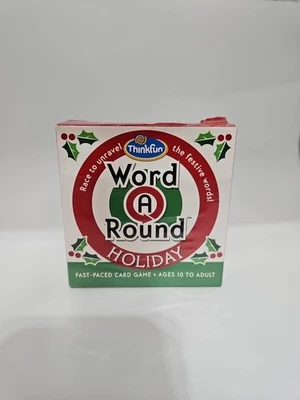 Word A Round Holiday Christmas Fast Paced Word Card Game 50 Cards (2013) - Image 1 of 4