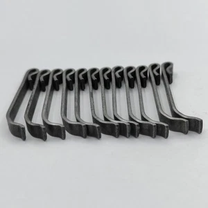 12x Vintage Tool Box Drawer Slide Clips 1 5/8" for Matco Furniture Hardware - Picture 1 of 7