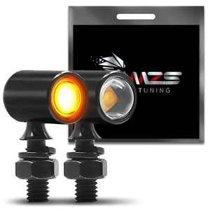Señales de giro LED traseras para motocicleta, luz ámbar mini señal de giro luz trasera, un... - Imagen 1 de 7