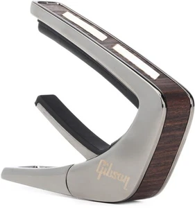 Thalia Gibson Officially Licensed Capo - Black Chrome with Split Parallelogram - Picture 1 of 9